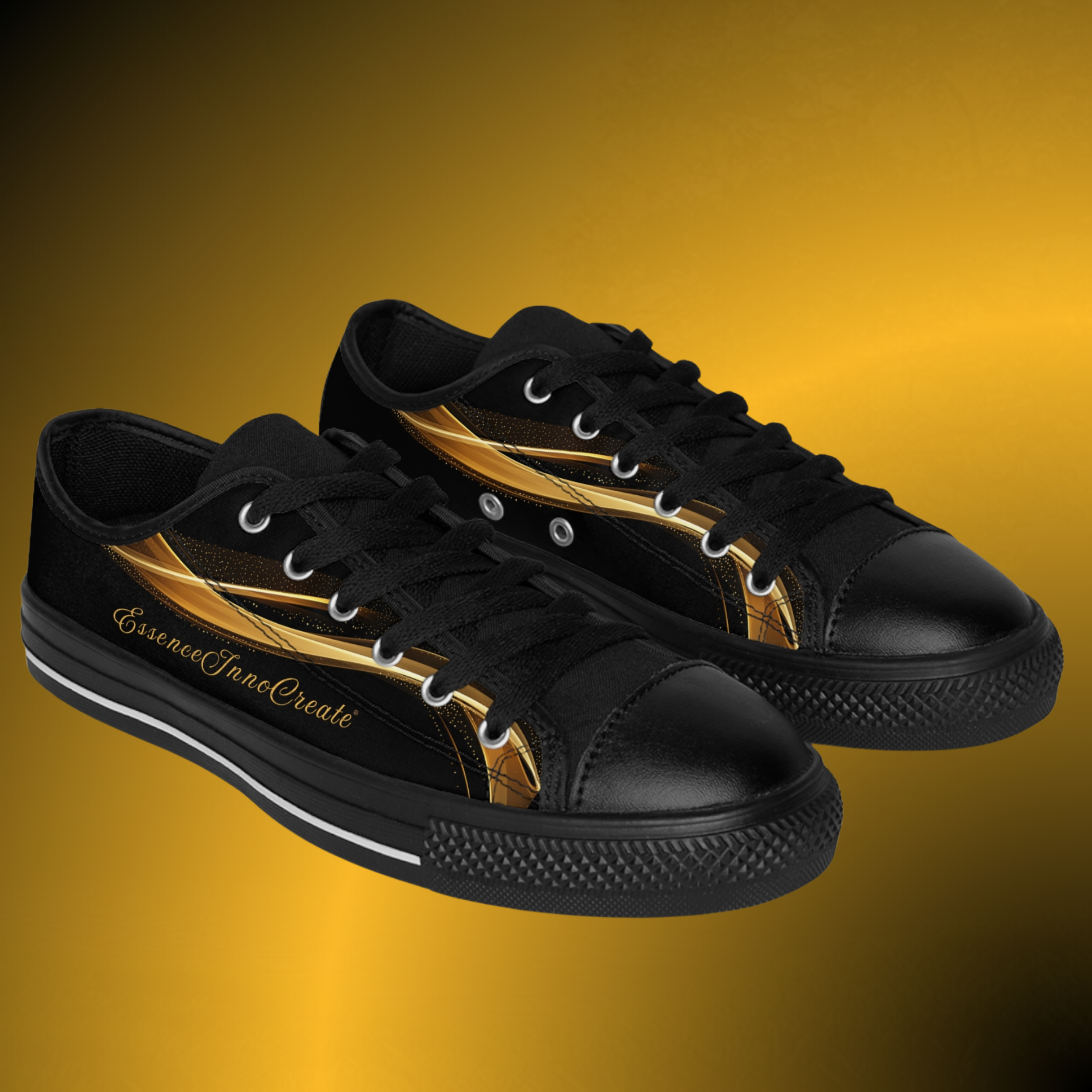 SH0234 - Essence Innovation Women's Flow Lowtop Black VII | Jet Black Edition
