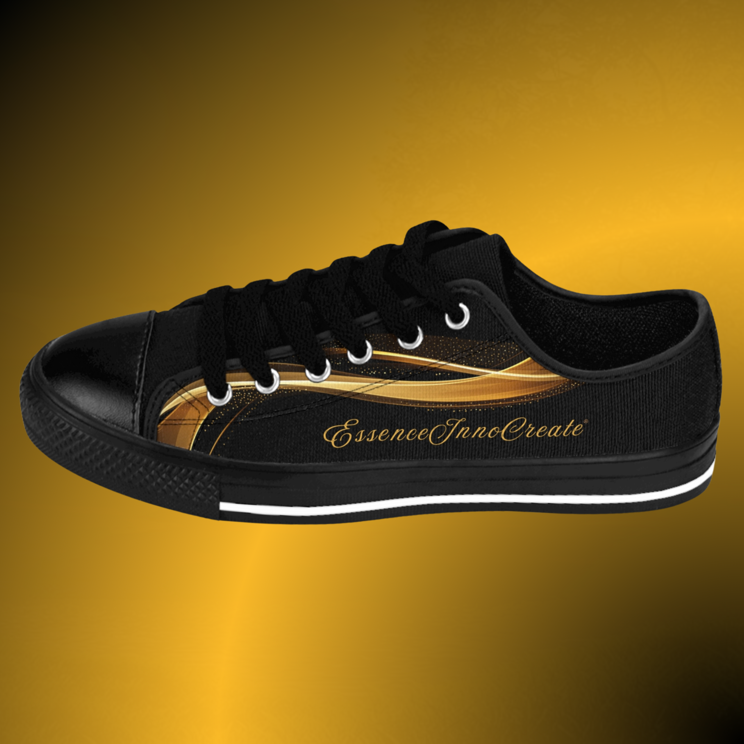 SH0237 - Essence Innovation Women's Flow Lowtop Black VII | Jet Black Edition
