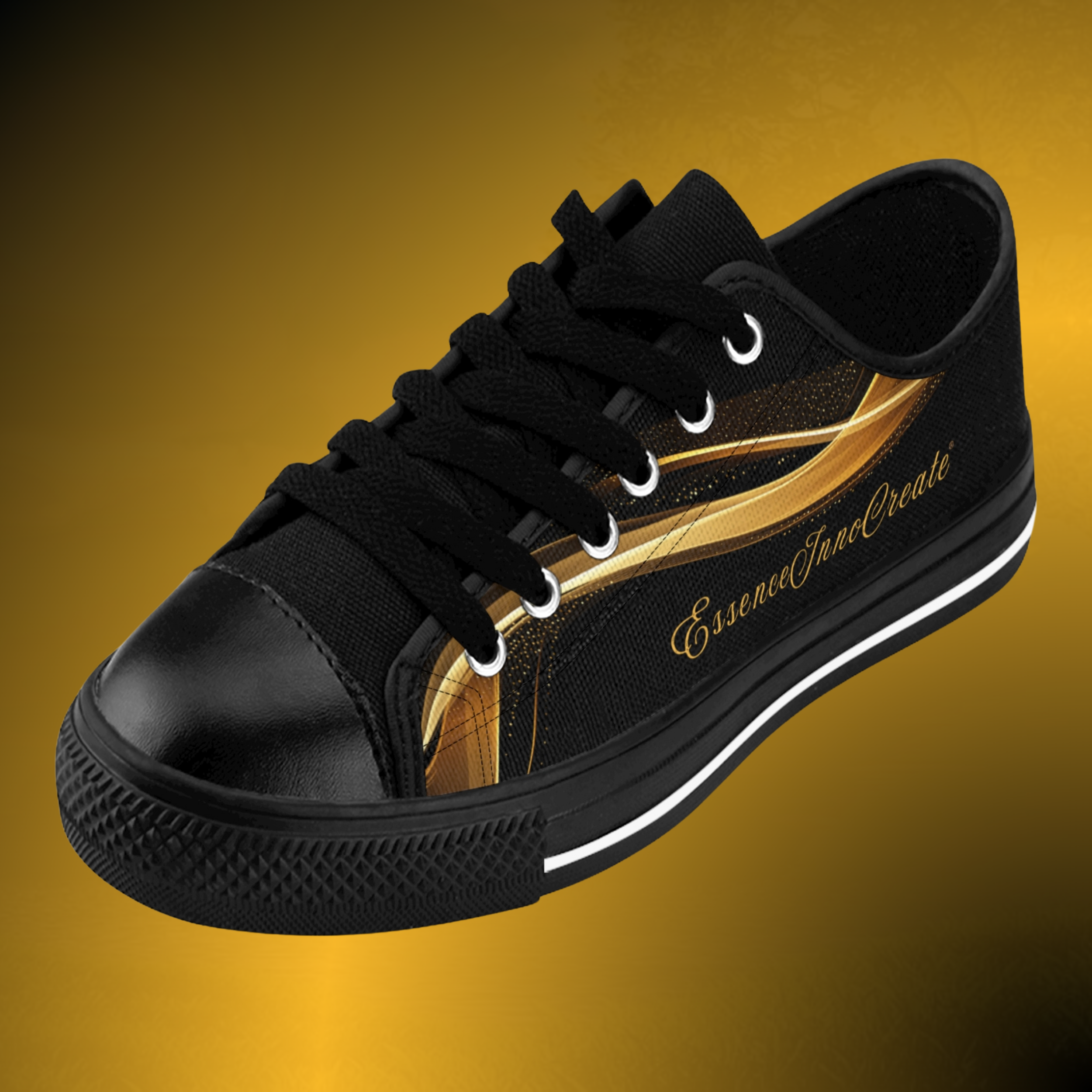 SH0239 - Essence Innovation Women's Flow Lowtop Black VII | Jet Black Edition