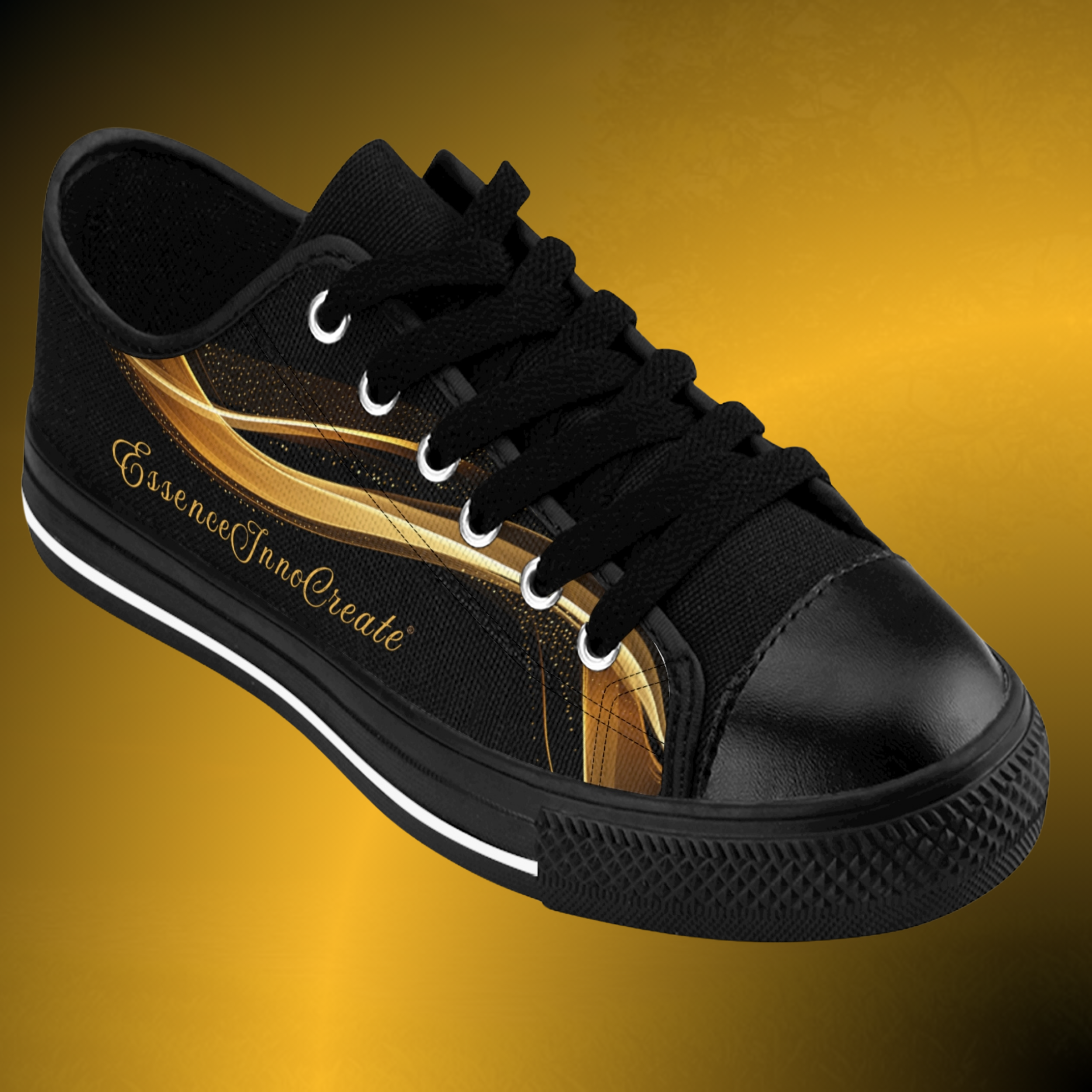SH0242 - Essence Innovation Women's Flow Lowtop Black VII | Jet Black Edition
