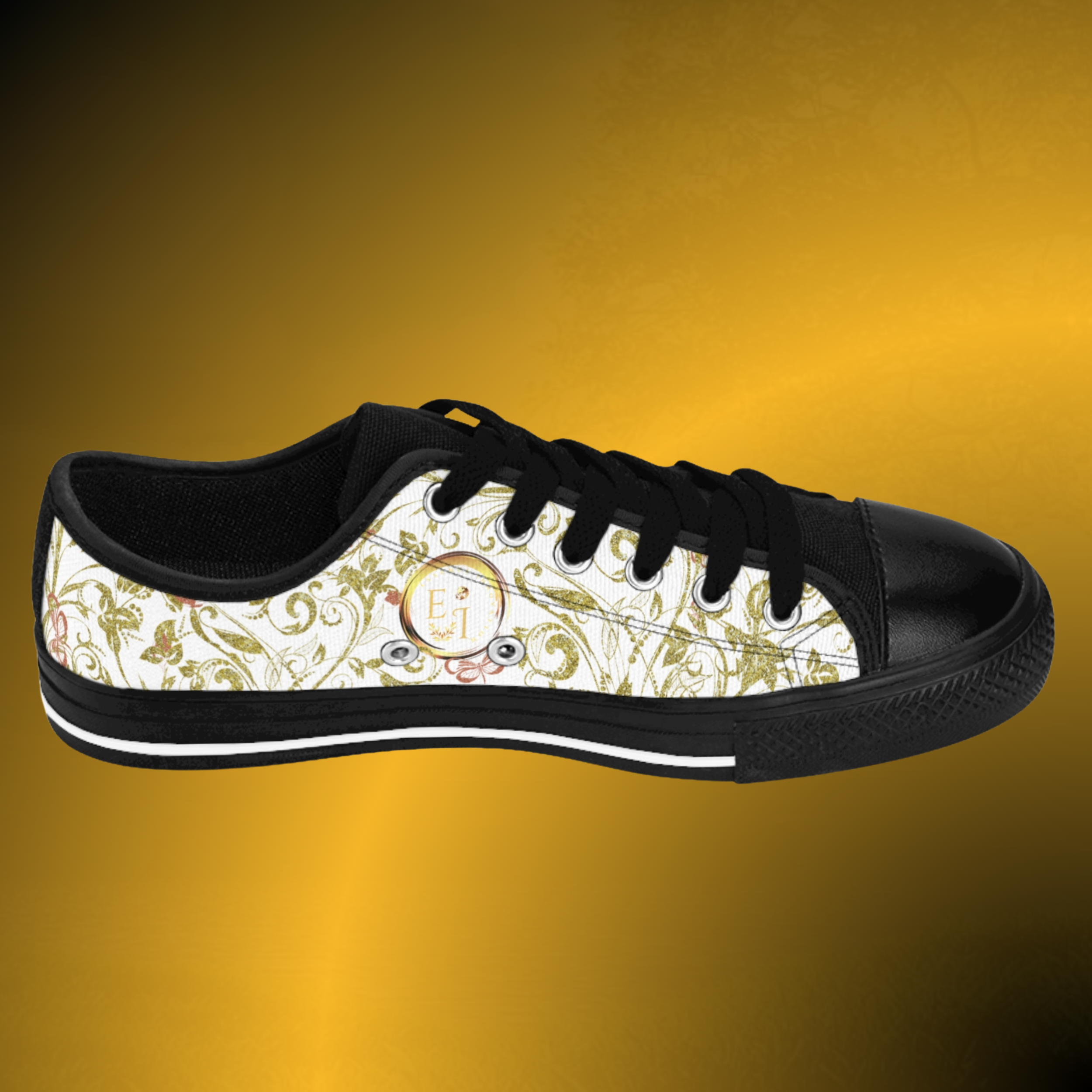 SH0277 - Essence Innovation Bohemian Butterfly Low-Tops Ivory