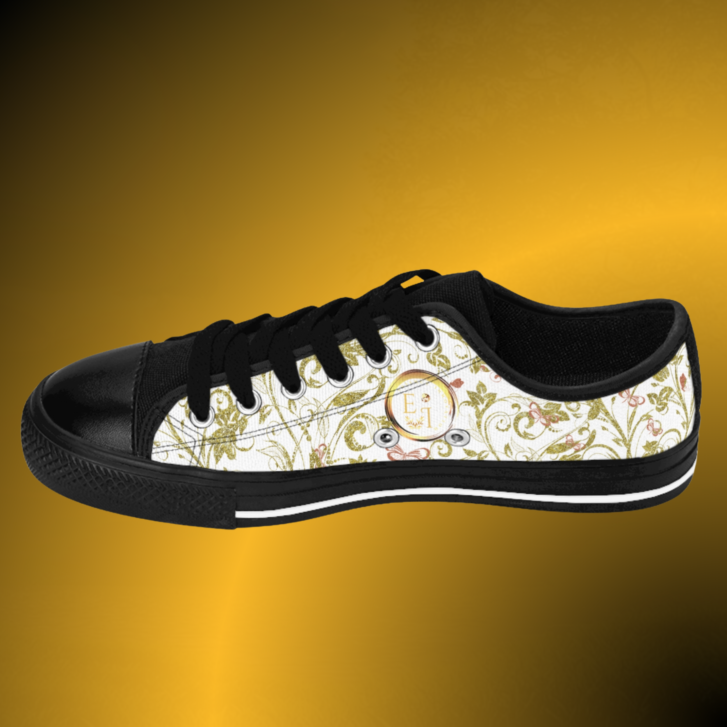 SH0280 - Essence Innovation Bohemian Butterfly Low-Tops Ivory