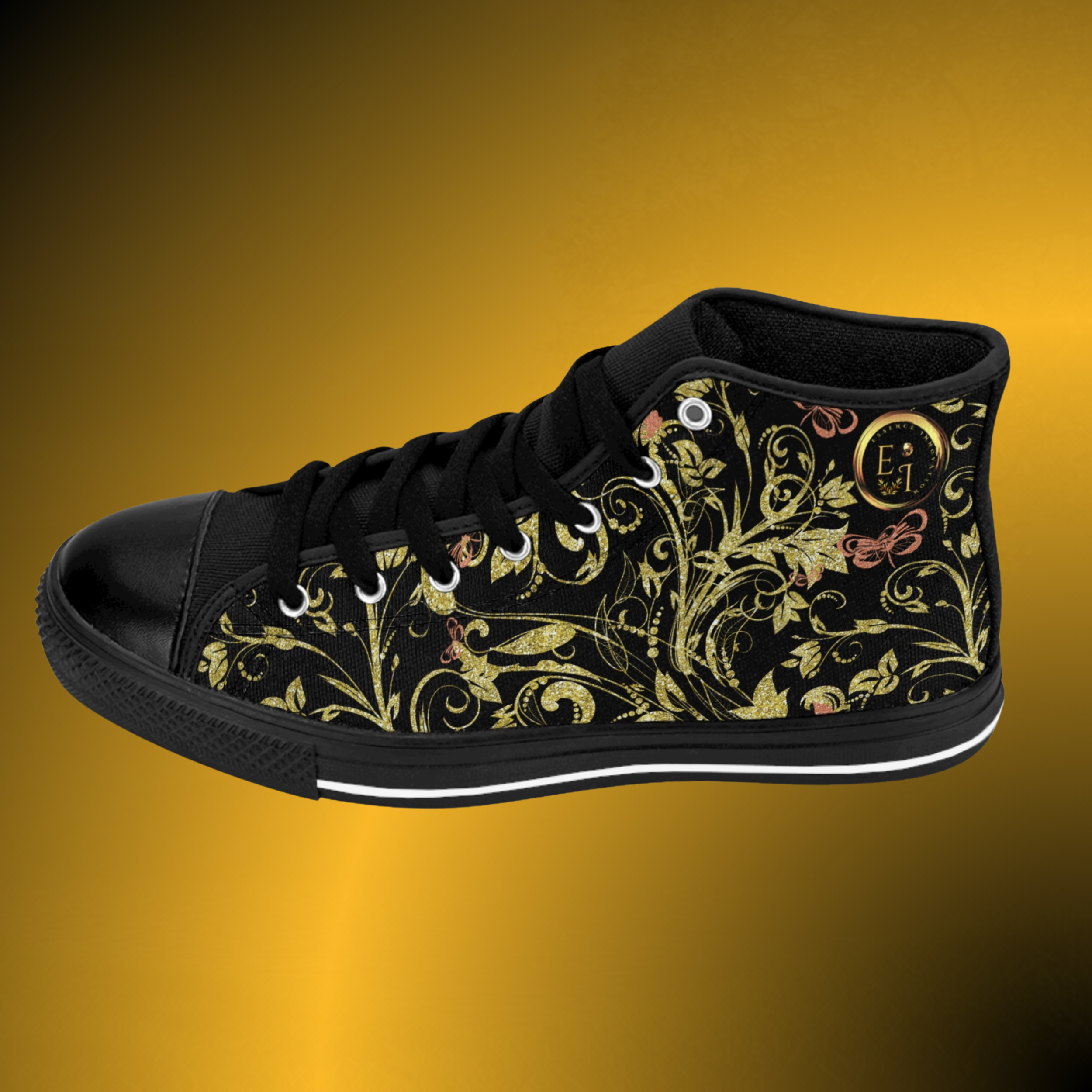 SH0315 - Essence Innovation Bohemian Butterfly High-Tops Noir