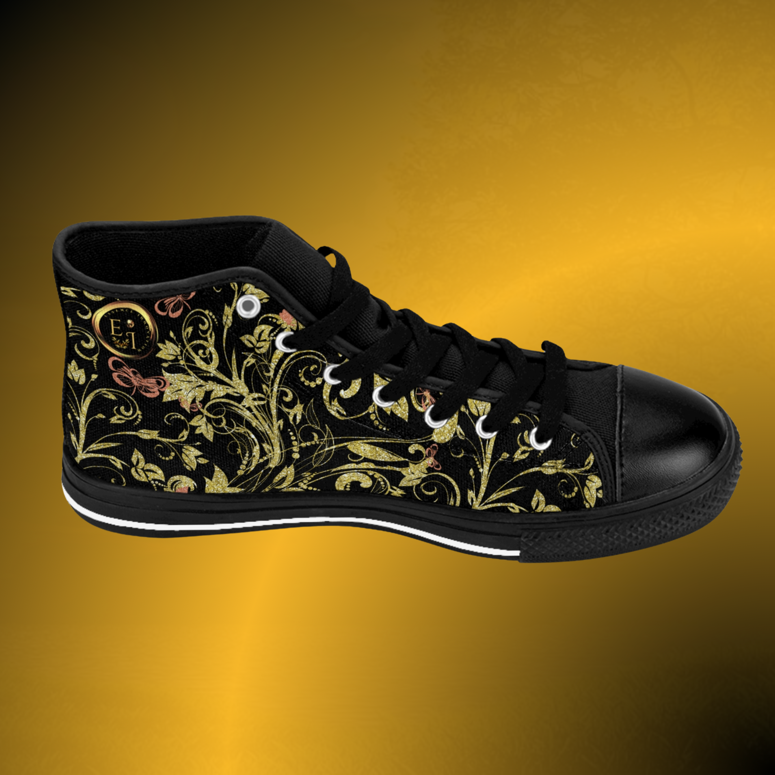 SH0316 - Essence Innovation Bohemian Butterfly High-Tops Noir