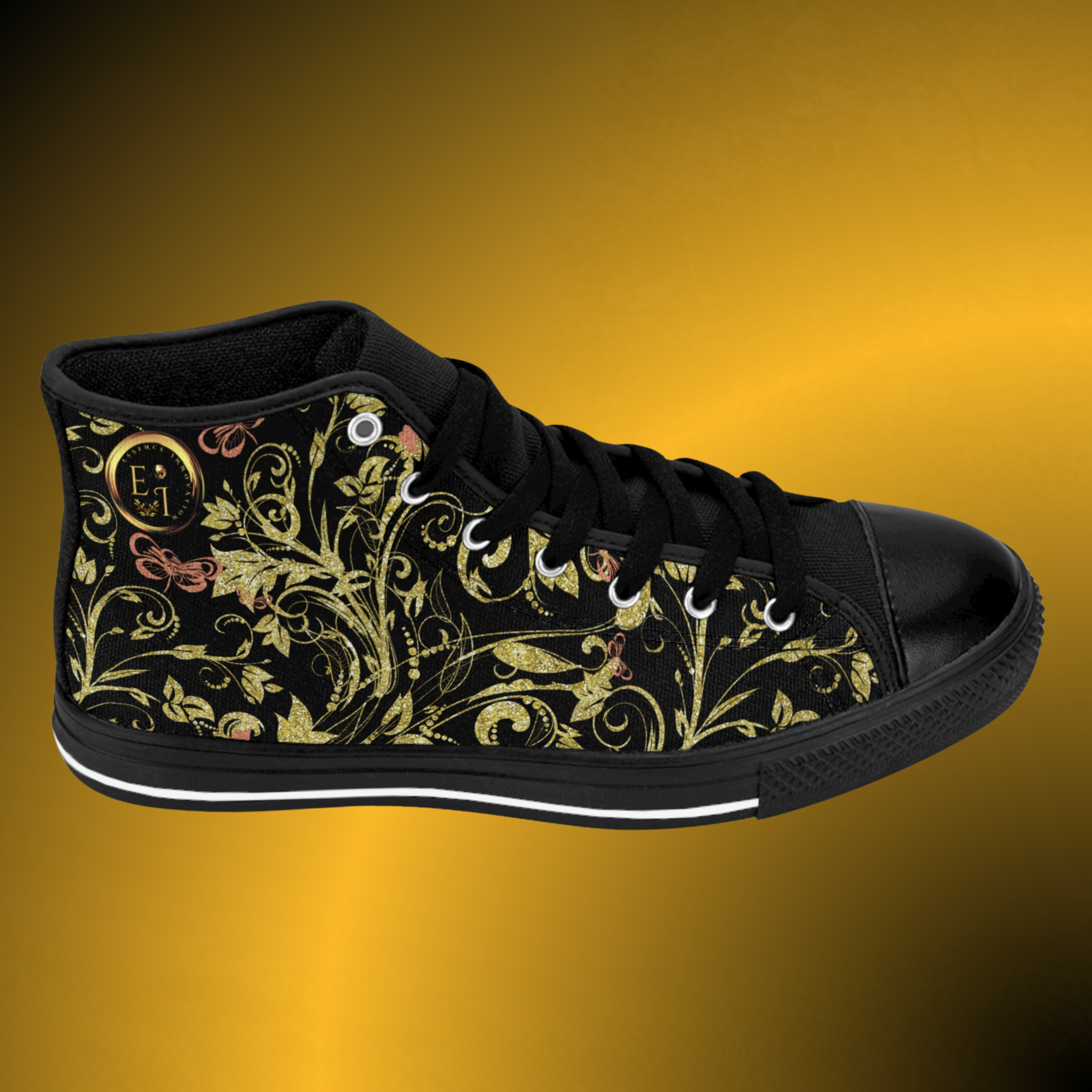 SH0318 - Essence Innovation Bohemian Butterfly High-Tops Noir