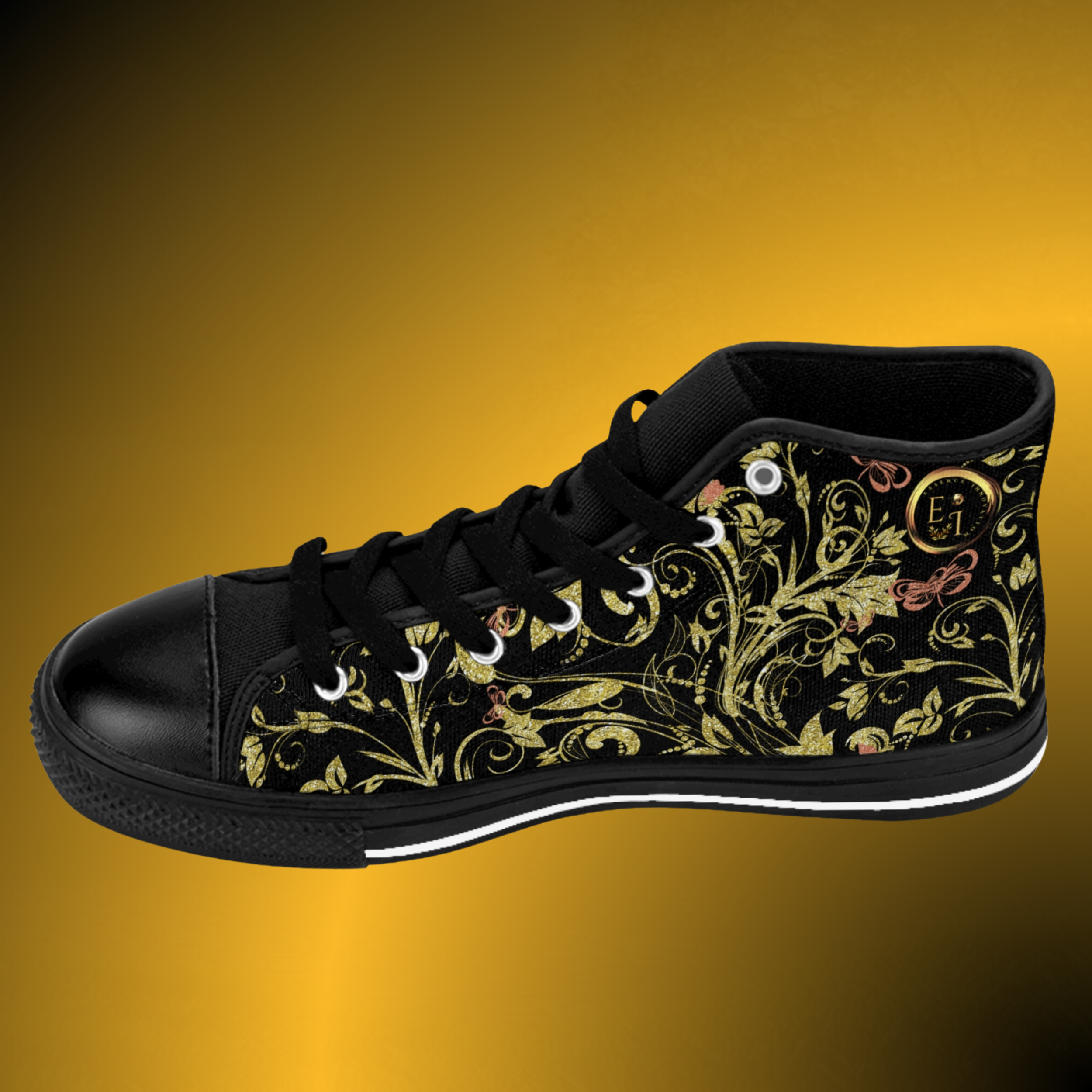SH0319 - Essence Innovation Bohemian Butterfly High-Tops Noir