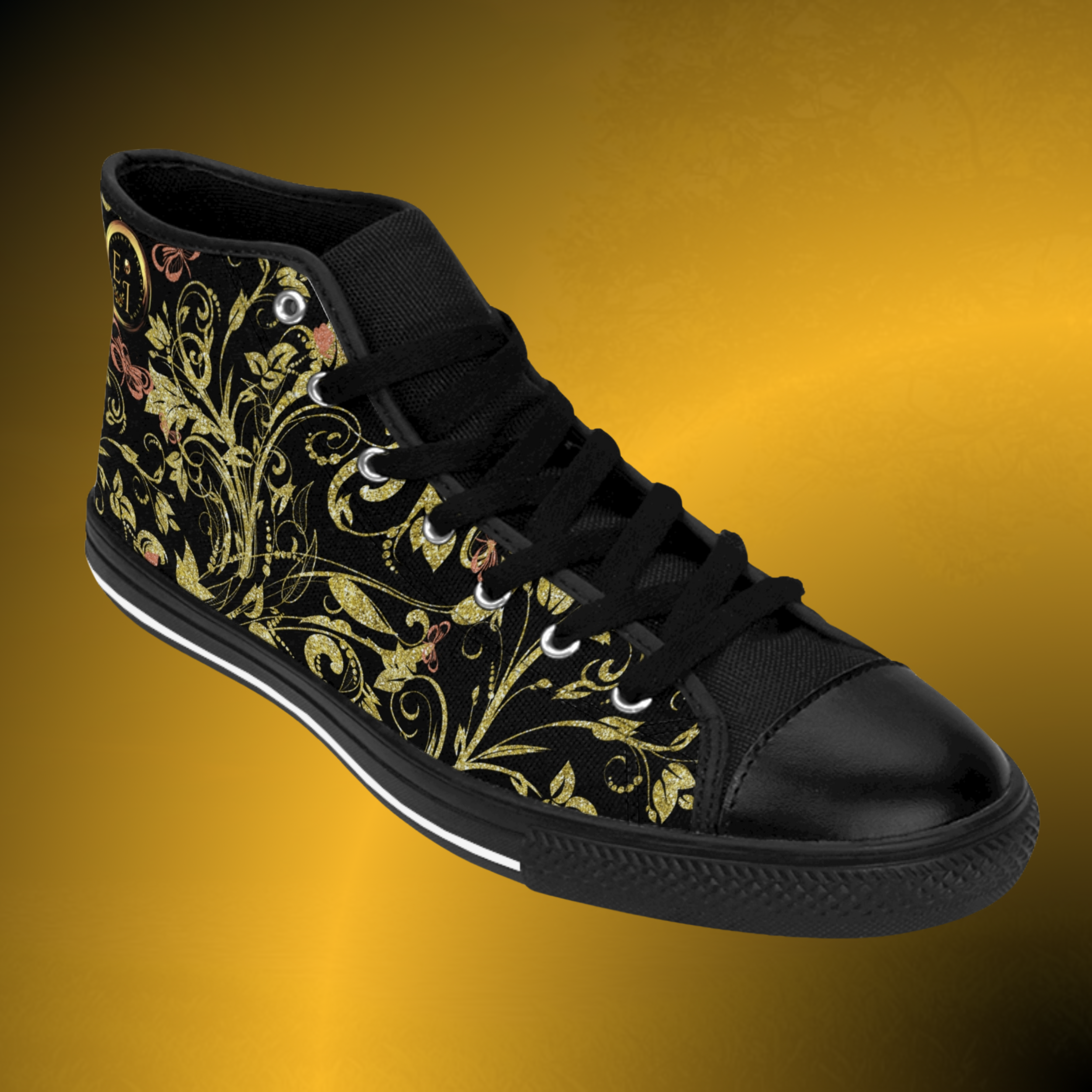 SH0320 - Essence Innovation Bohemian Butterfly High-Tops Noir