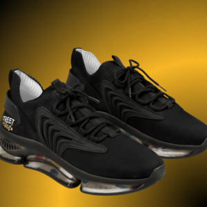 SH0355 - Essence Innovation Men's Street Vibes Mesh Runner | Noir Motion Edition