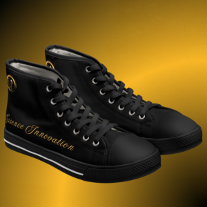 SH0435 - Essence Innovation Women's Classic High-Top Sneakers Black VII