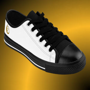 SH0504 - Essence Innovation Men's Essence Core White Low-Tops Blanc Noir | Canvas Sneakers