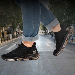 UAMS-BS-VII-9 - Essence Innovation Men's Street Vibes Mesh Runner | Noir Motion Edition | Essence Innovation®