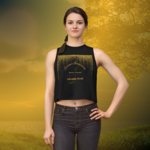 Z21-140 - Essence Innovation Design Meets Soul Racerback Crop Tank | One Life Collection | Essence Innovation®