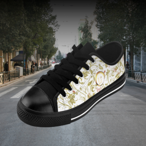 ZIZ-HTP-0042 - Essence Innovation Women's Bohemian Butterfly Low-Tops Ivory