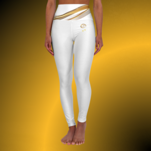 White High Rise Leggings | Seek More Collection | Essence Innovation®
