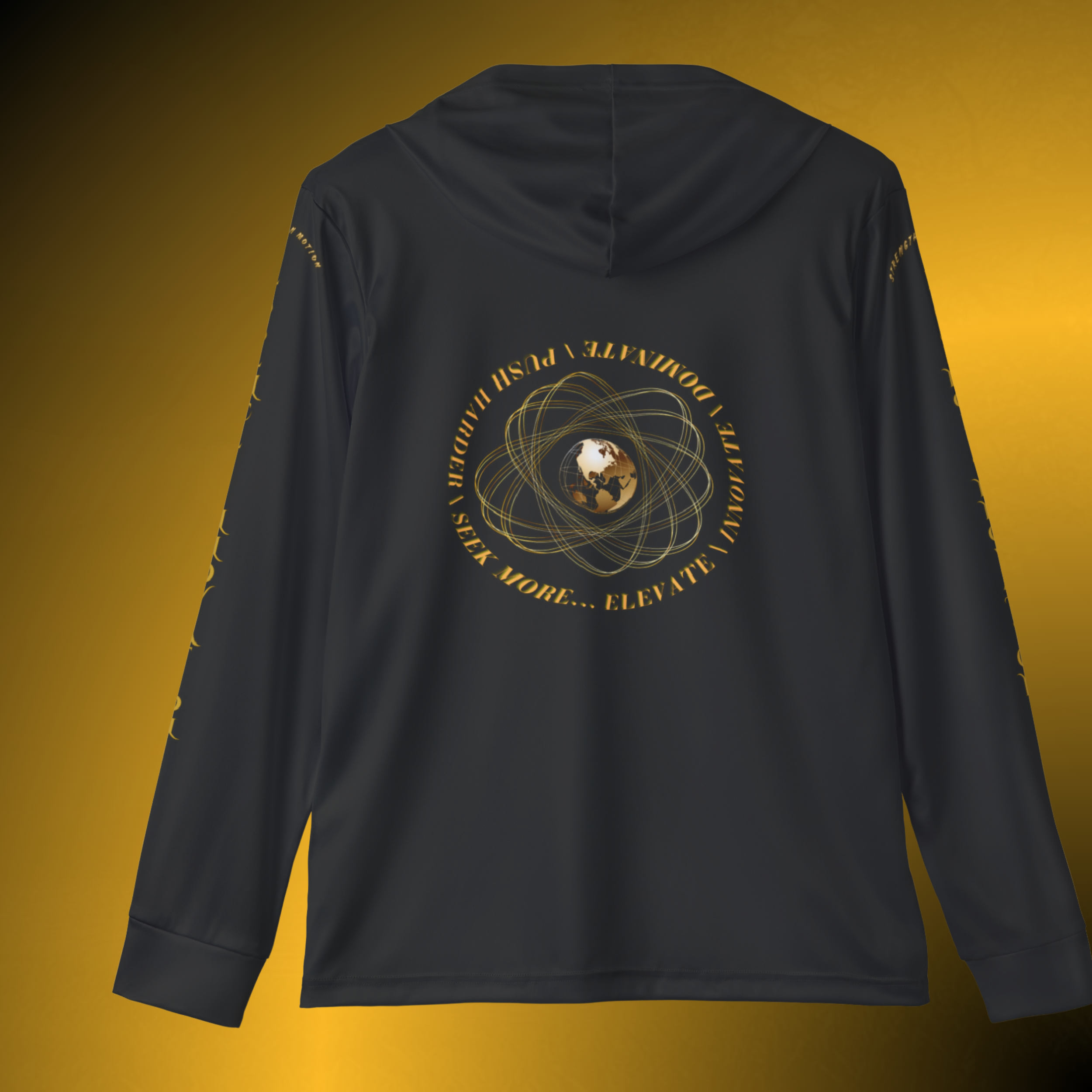 L0397 - Essence Innovation Performance Hoodie Black VII | Seek More Collection | Essence Innovation®