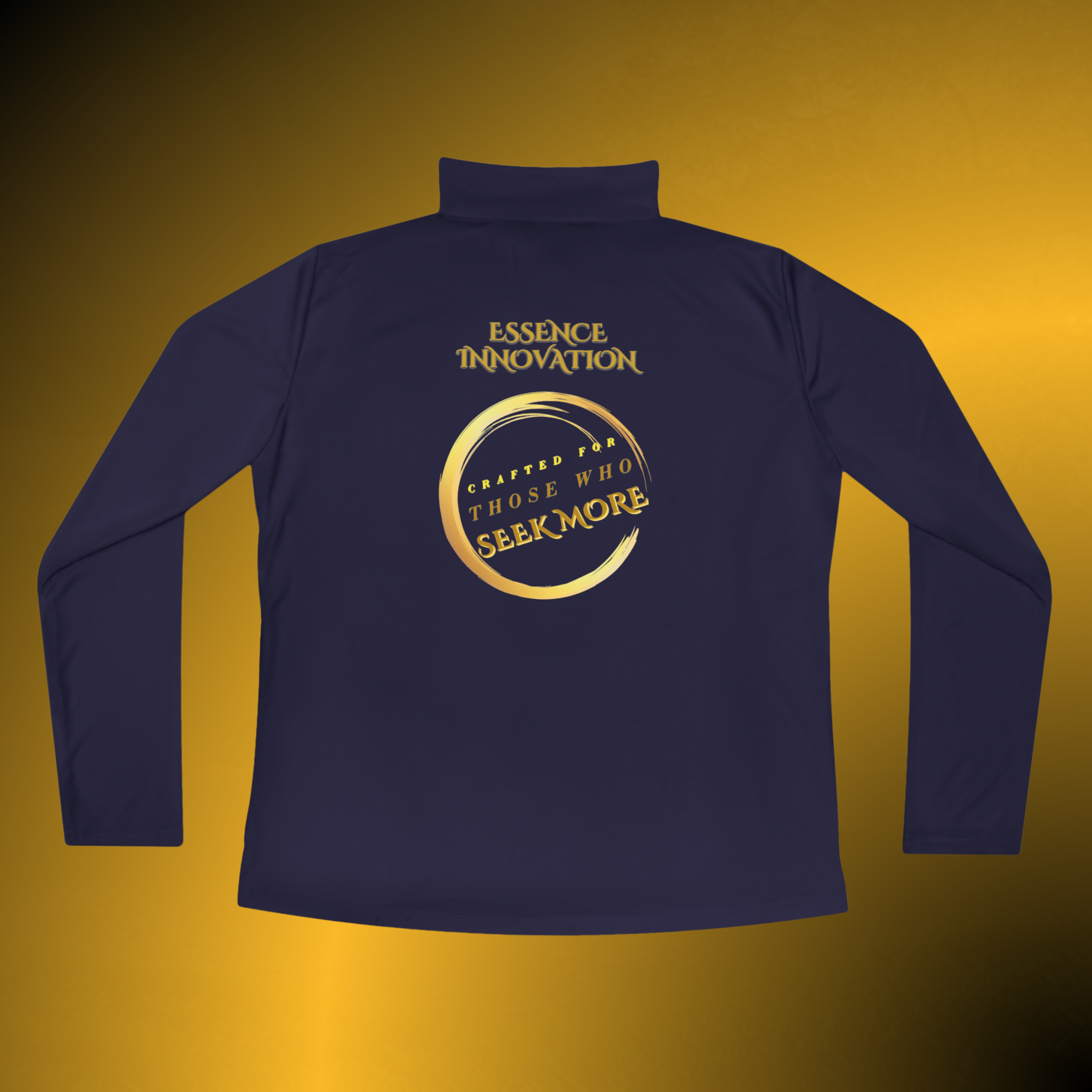 L0423 - Essence Innovation Women's Performance Quarter-Zip Pullover Navy | Seek More Collection | Essence Innovation®
