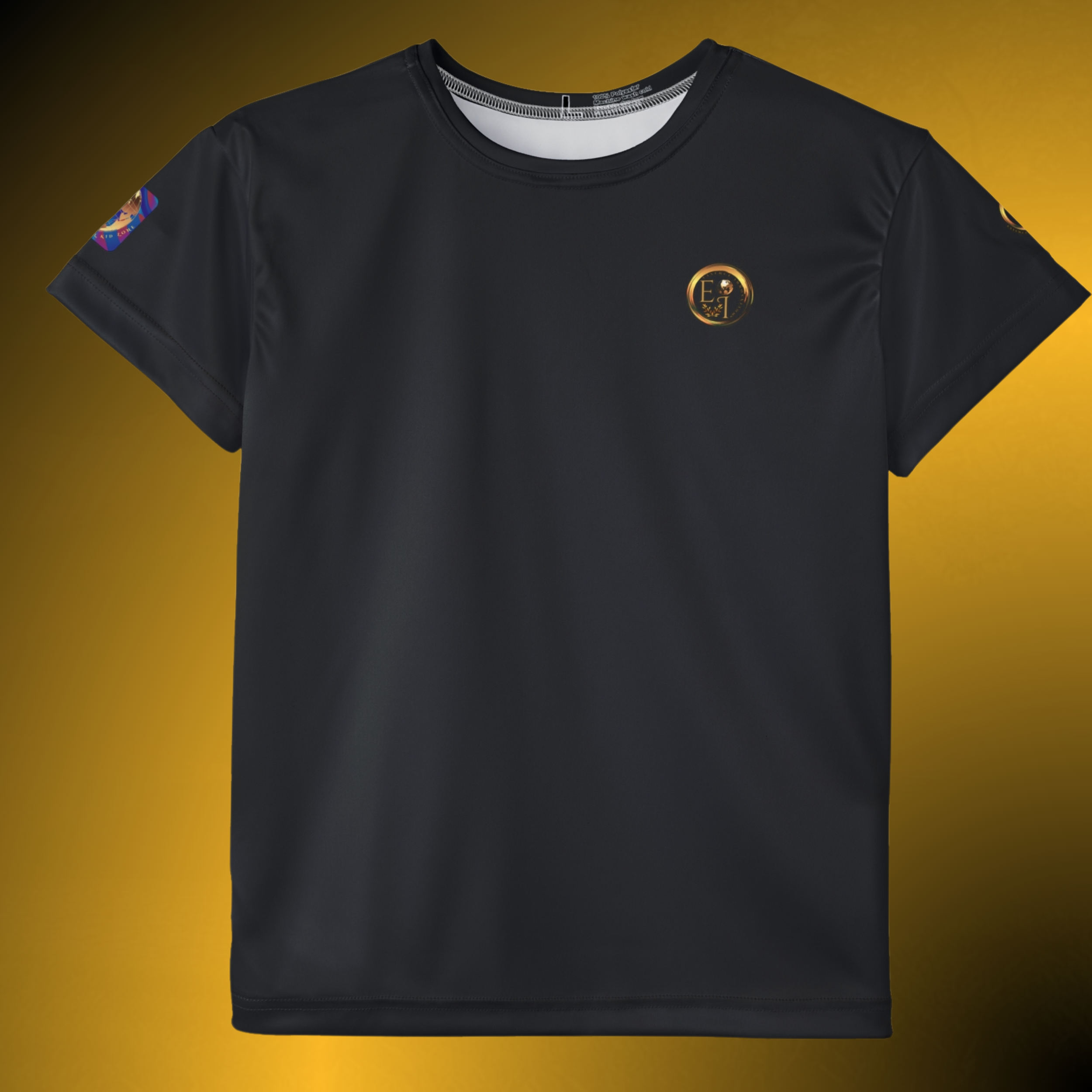 L0449 - Essence Innovation Elite Boys Jersey Black VII | Youth Performance Athletic Shirt | Essence Innovation®