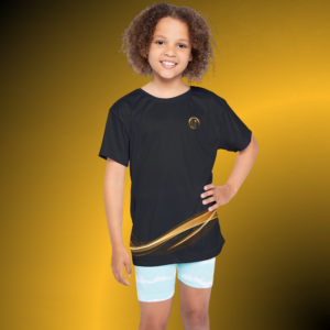 L0481 - Essence Innovation Elite Girls Jersey Black VII | Girls Performance Athletic Shirt | Essence Innovation®