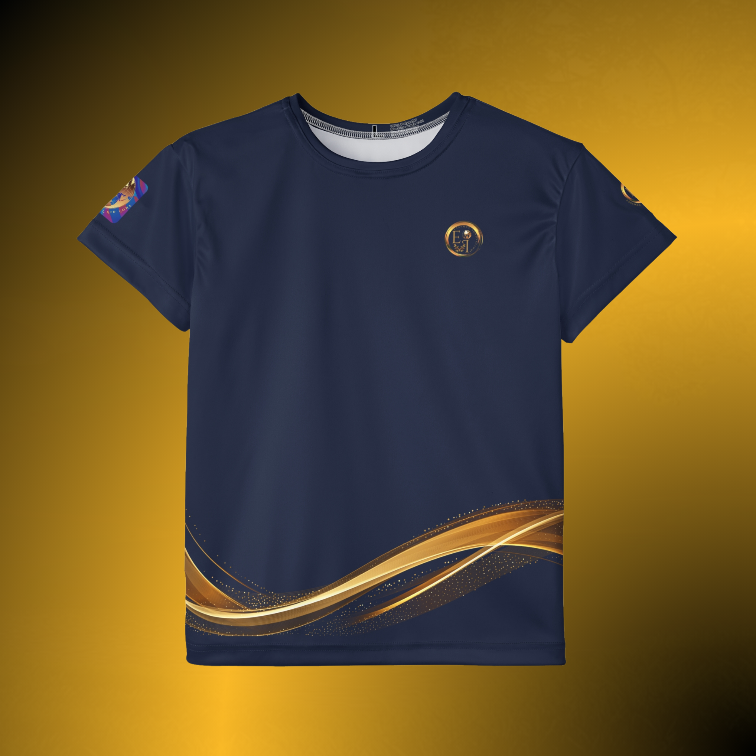 L0499 - Essence Innovation Elite Girls Jersey Navy VIII | Girls Performance Athletic Tee | Essence Innovation®
