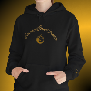 S0197 - Essence Innovation Minimal Logo Hoodie | EssenceInnoCreate® Core