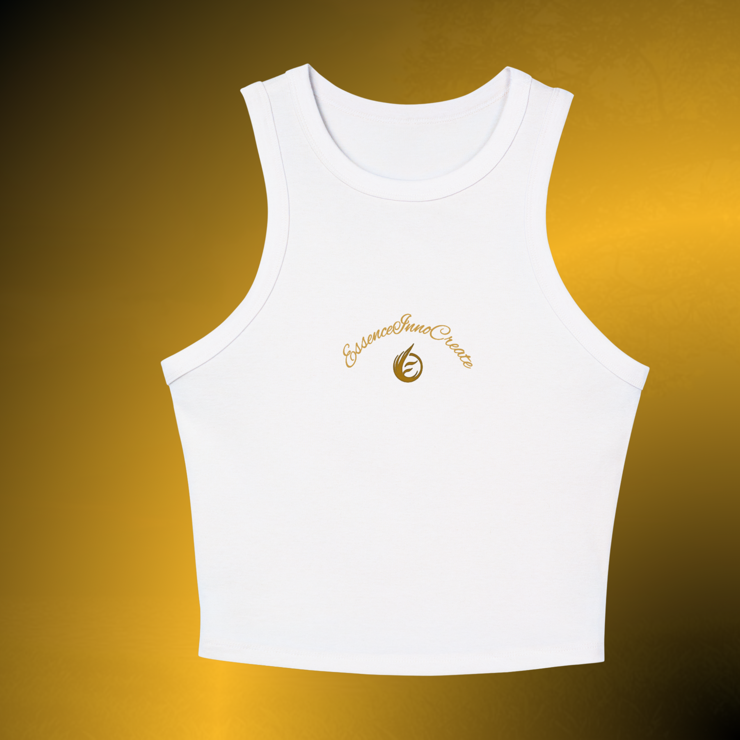 T0110 - Essence Innovation Core Ribbed Crop Tank | EssenceInnoCreate® Core