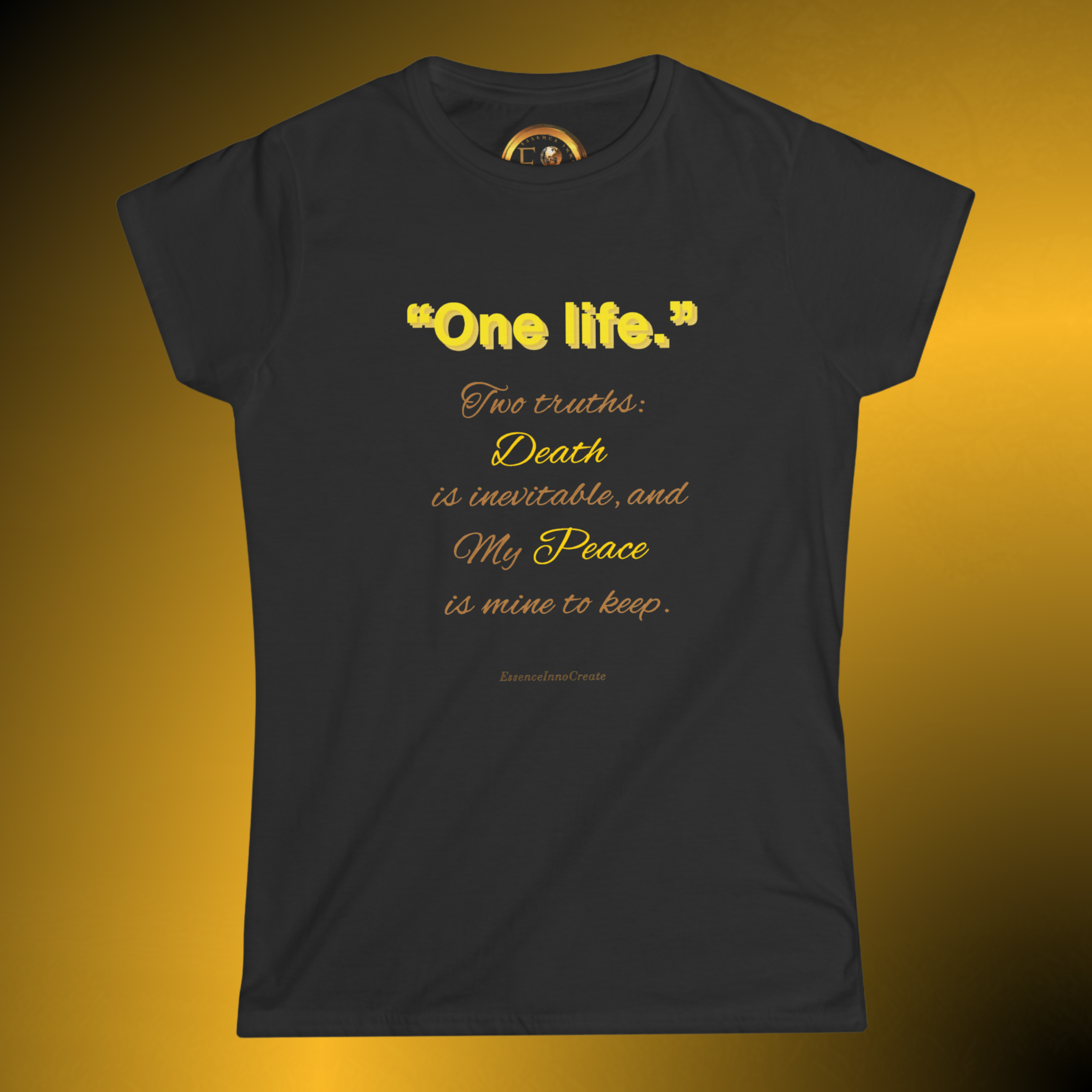 T0279 - Essence Innovation Womens One Life Tee | One Life Collection | Essence Innovation®