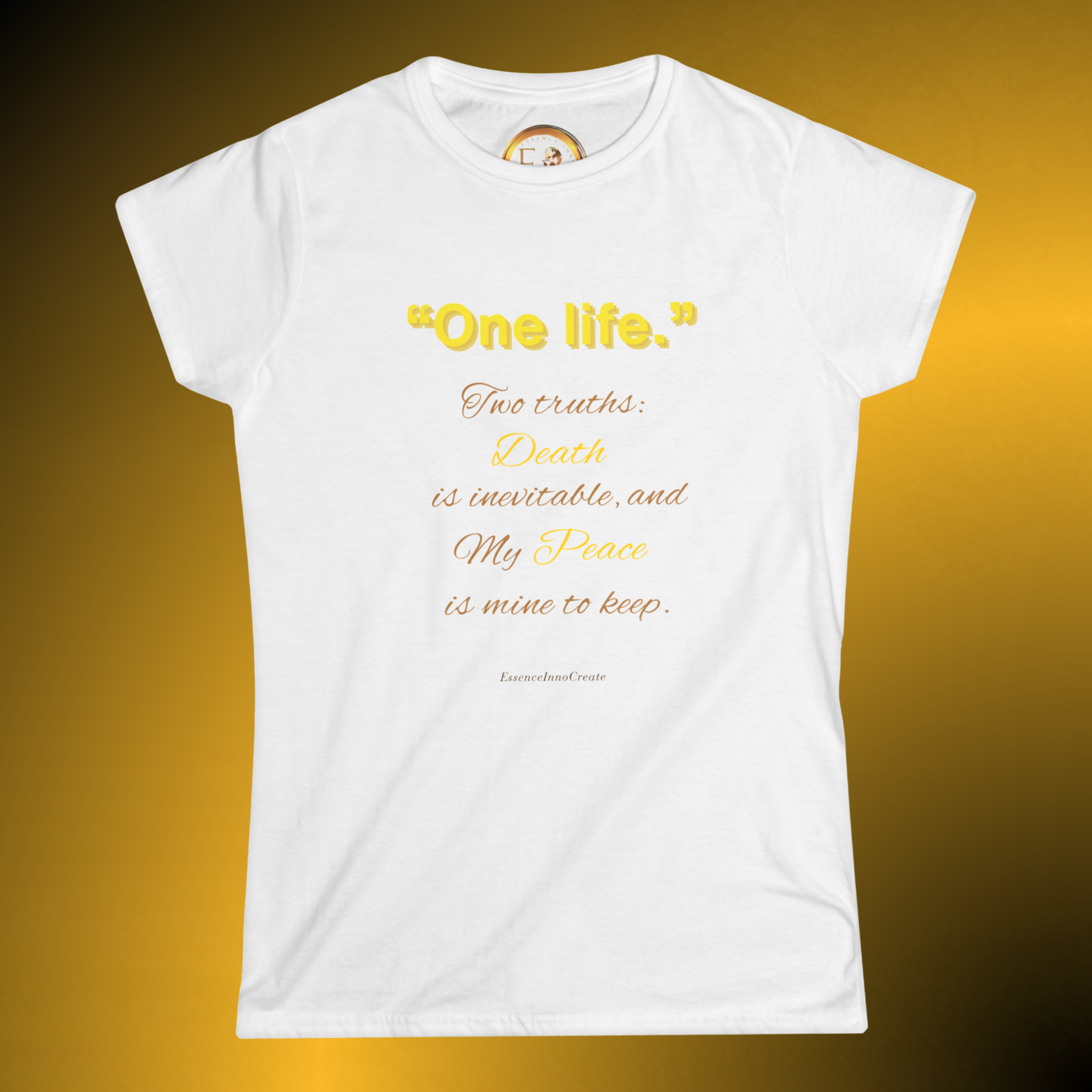 T0286 - Essence Innovation Womens One Life Tee | One Life Collection | Essence Innovation®