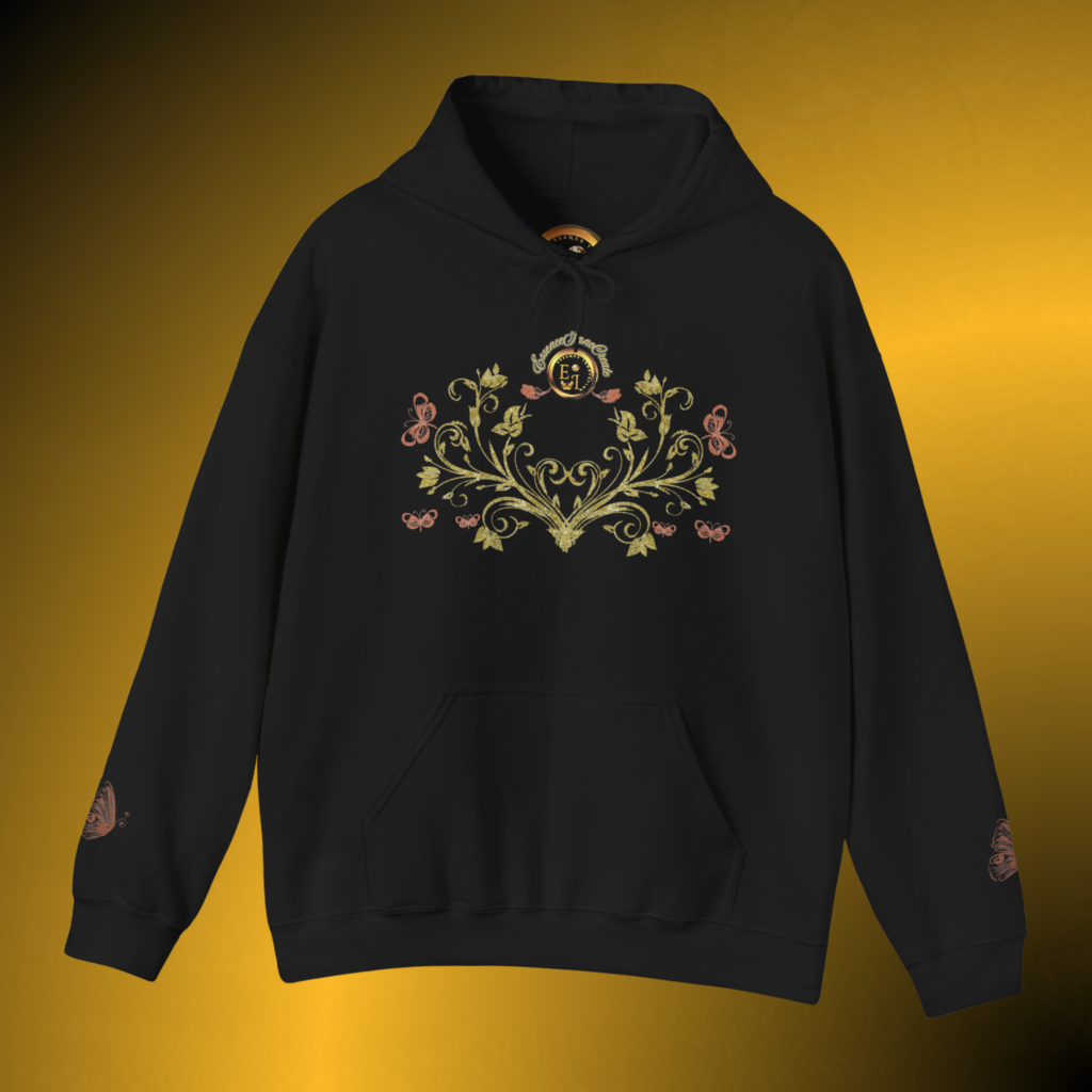 T0972 - Essence Innovation Botanical Crest Hoodie | Botanical Collection | Essence Innovation®