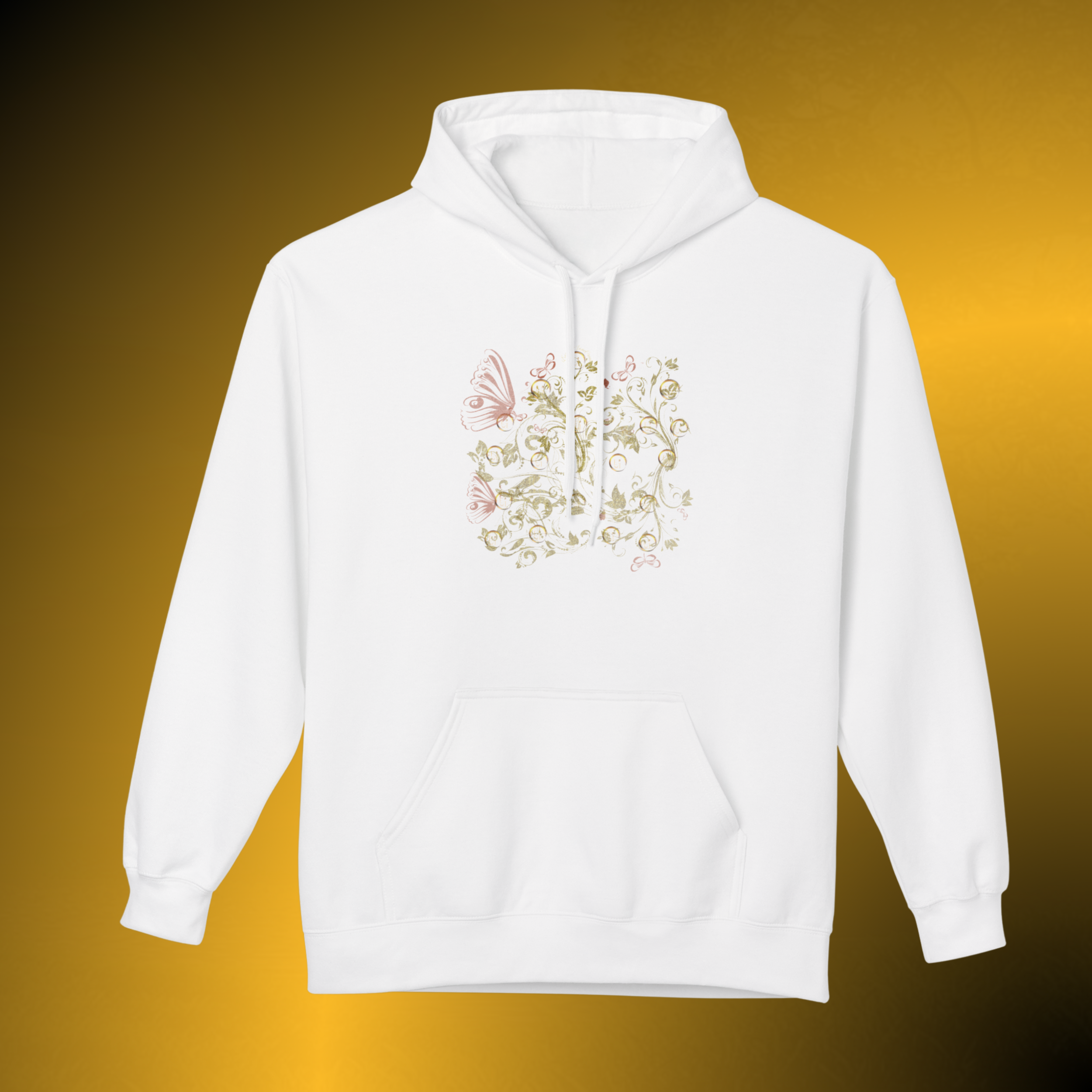 T1024 - Essence Innovation Bohemian Butterfly Hoodie | Botanical Collection | Essence Innovation®