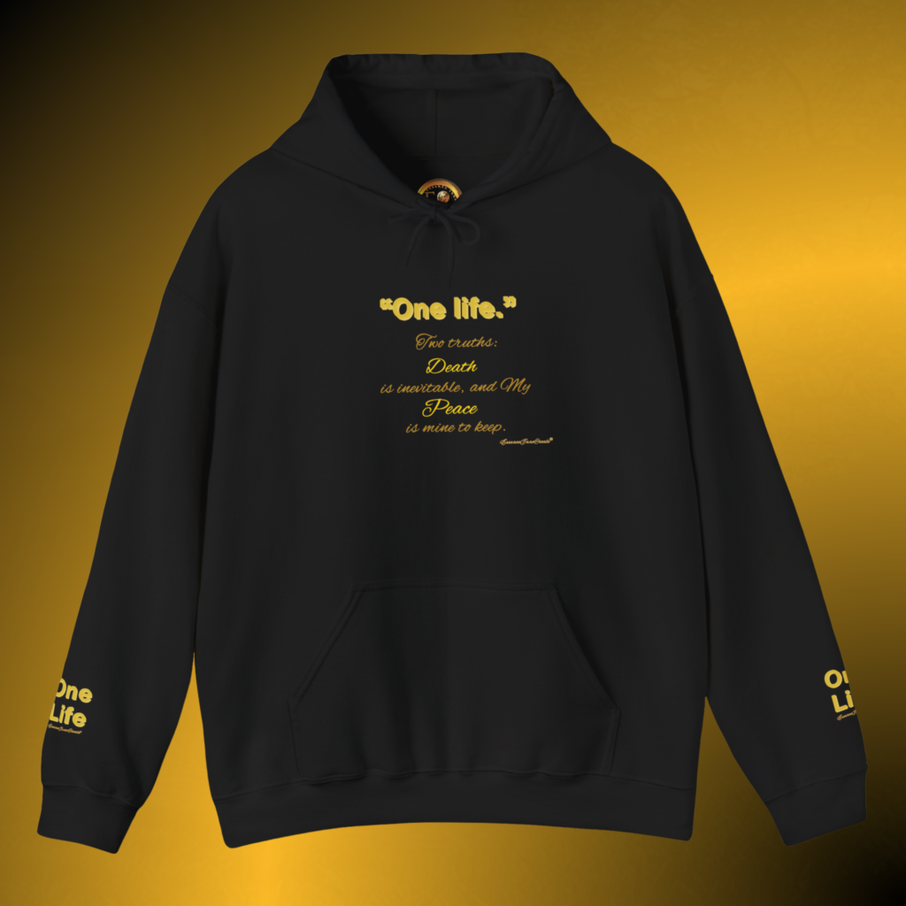 S0280 - Essence Innovation Black One Life Pullover Hoodie