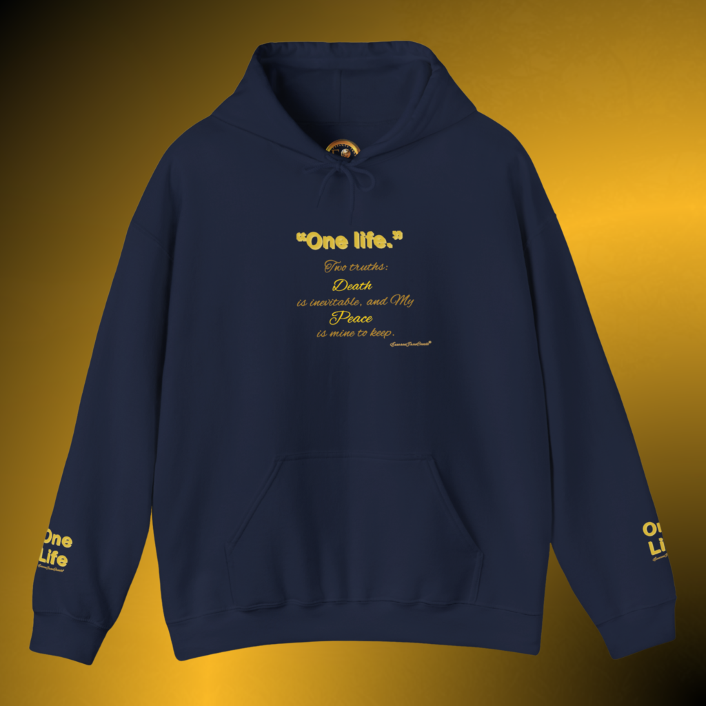 S0291 - Essence Innovation Navy One Life Pullover Hoodie.