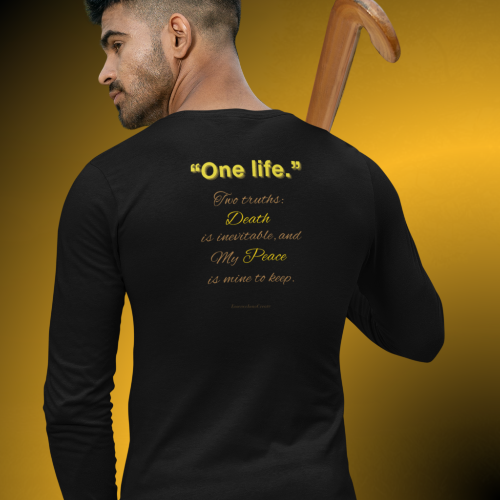 T0393 - Essence Innovation Back view of a Performance Long Sleeve | One Life Collection | Essence Innovation®